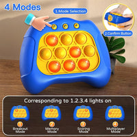 Kids Squeeze It Game Fidget Toy Pinch Sensory Fast Push Grip Game Squeeze Decompress Montessori Stress Relieve Toy Gifts