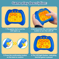 Kids Squeeze It Game Fidget Toy Pinch Sensory Fast Push Grip Game Squeeze Decompress Montessori Stress Relieve Toy Gifts