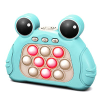 Frog Shaped Pop Push Bubble Fidget Game Machine Toy Creative Whack-a-mole Game Machine Toys for Kids / C-578