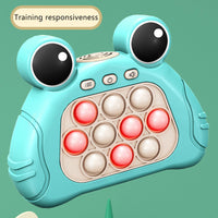 Frog Shaped Pop Push Bubble Fidget Game Machine Toy Creative Whack-a-mole Game Machine Toys for Kids / C-578