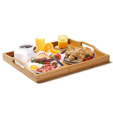 (NET) Set of 2 Wooden Trays / 003906