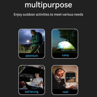 (Net) Ultra-Bright Zoom Flashlight with Dual Light Source / 0037