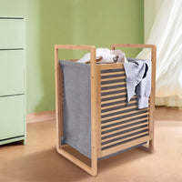 (Net) Laundry Hamper Basket - Clothes Storage Organizer for Bathroom and Bedroom / 004209