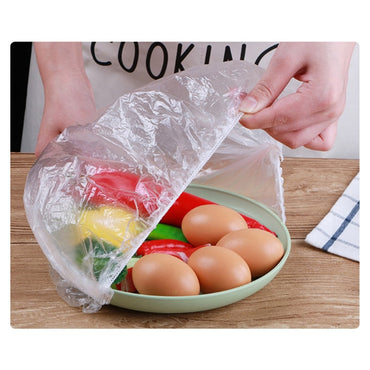 (Net) 100pcs Disposable Food Bowl Cover Bag Storage Bag Dust Fresh Keeping Bags Kitchen Food Multifunctional Use / 5586