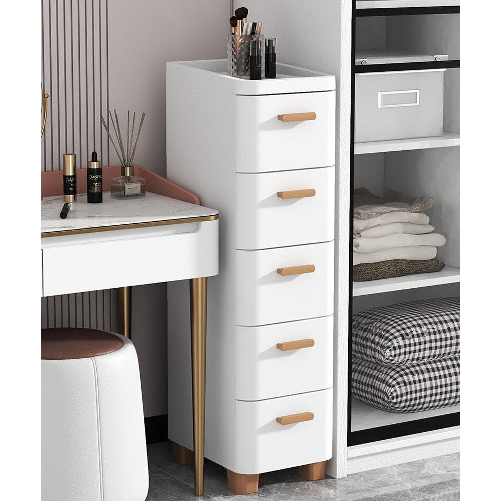 (Net) 5 Layers Storage Cabinet Household clothes Storage Cabinet bedroom Bedside Storage cabinet - Q/GDHZ2