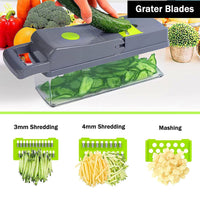 Super and Professional Multifunctional Vegetable Cutter Food Cutter Potato Cutter, Egg Separator Slicer / JD-2351 / 68726 /KN-224