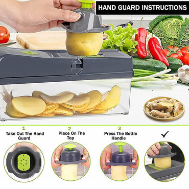 Super and Professional Multifunctional Vegetable Cutter Food Cutter Potato Cutter, Egg Separator Slicer / JD-2351 / 68726 /KN-224