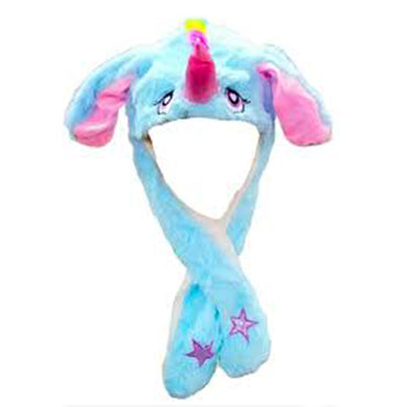 Kids Unicorn Winter Cap with Multicolor LED Lights