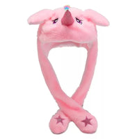 Kids Unicorn Winter Cap with Multicolor LED Lights