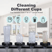 Cup Washer For Sink Glass Rinser For Kitchen Sink With 360 Rotating / KN-248