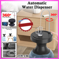 Electric Rechargeable Automatic Sensor Drinking Water Dispenser USB Charging Water Bottle Pump