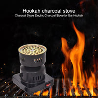(Net) Portable Hot Plate Heater Cooking Coffee Shisha Hookah Burner Electric Stove Outdoor Camp for Outdoor Party Decoration