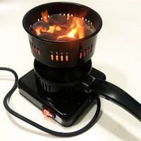 (Net) Portable Hot Plate Heater Cooking Coffee Shisha Hookah Burner Electric Stove Outdoor Camp for Outdoor Party Decoration