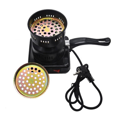 (Net) Portable Hot Plate Heater Cooking Coffee Shisha Hookah Burner Electric Stove Outdoor Camp for Outdoor Party Decoration