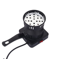 (Net) Portable Hot Plate Heater Cooking Coffee Shisha Hookah Burner Electric Stove Outdoor Camp for Outdoor Party Decoration