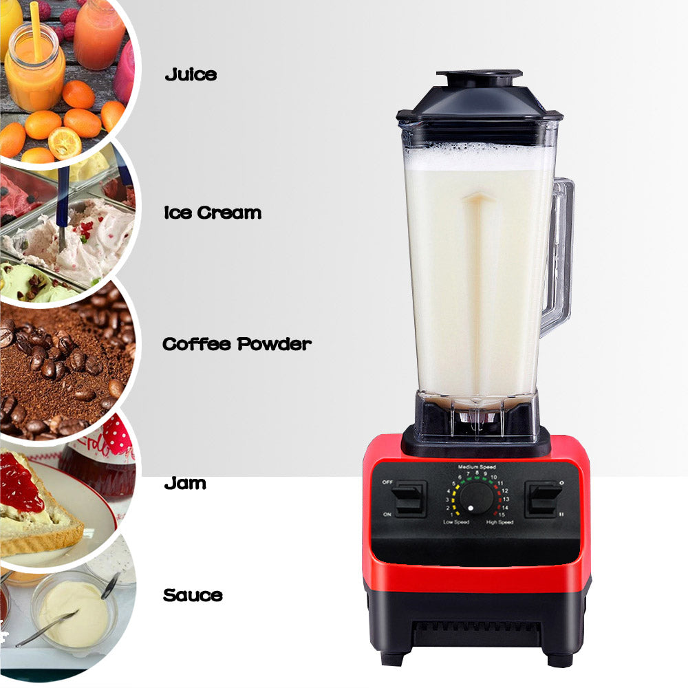 (Net) Professional Blender for Kitchen Food Processor Ice Mixer And Heavy Duty Power Commercial Electric Blender / SC-1589 / A3854-1