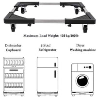 (Net) Multifunctional Moving Base for Dryer washing Machine and Refrigerator with 4 locking wheels / 5586