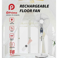 **NET**Prime Rechargeable 2938HRS Fan 18 inch with remote / PR-2938HRS