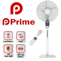 **NET**Prime Rechargeable 2938HRS Fan 18 inch with remote / PR-2938HRS