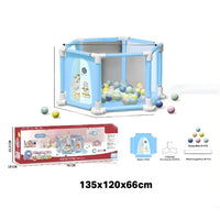 (Net) HEXAGON FENCE, W/ TENT+40 PCS BALL, P.BX