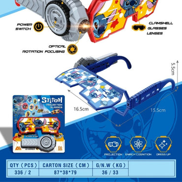 STITOH GLASS PROJECTOR (20 PATTERN) 2ASST, INSERT CARD