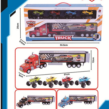 Monster Truck Transporter With Monster Machines