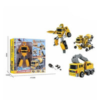 Concrete Mixer Transforming Light & Sound