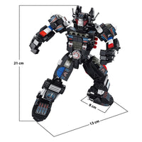 Fire Truck SWAT Cart Pioneer Robot Figure Building Block Toy