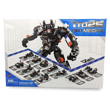 Fire Truck SWAT Cart Pioneer Robot Figure Building Block Toy