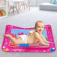 Baby Ice Pad, Sea Creatures Inflatable Play Playmat Baby Toys Baby Water Mat Airtight with Thick PVC Material for Play for Baby With Bag / KN-506 / 5067