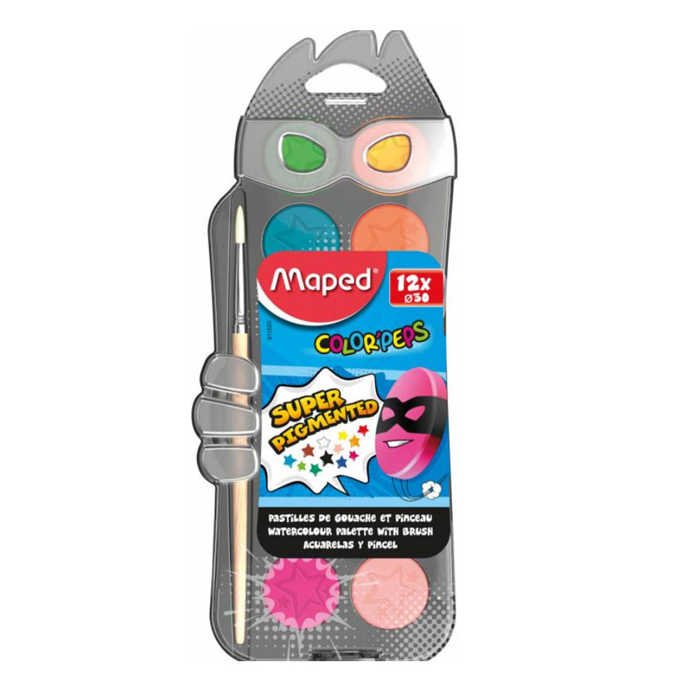 (NET) Maped  Color peps watercolors 30mm x12col