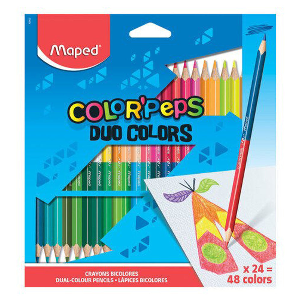 (NET) Maped Color Peps Pencils Duox24 = 48Colors / 296027