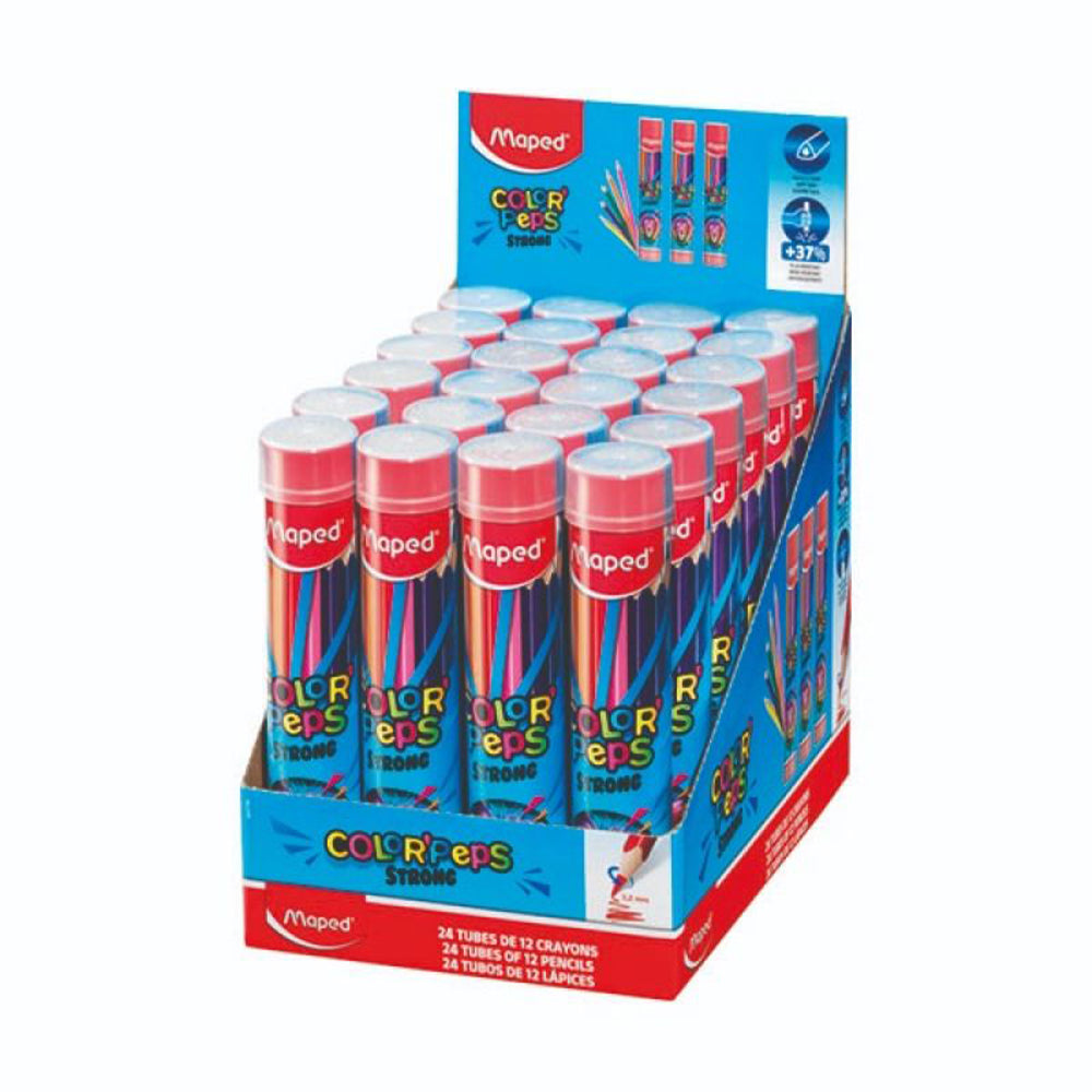 (NET) Maped  Maped Color Pencils Strong Cylinder 12 colors MD-862744