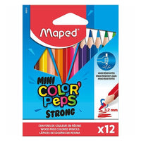 (NET) Maped COLORING PENCILS MINI x12 STRONG Cardboa / 628125