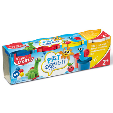 ( NET) Maped DOUGH POT X4 STD EARLY AGE CREATIV