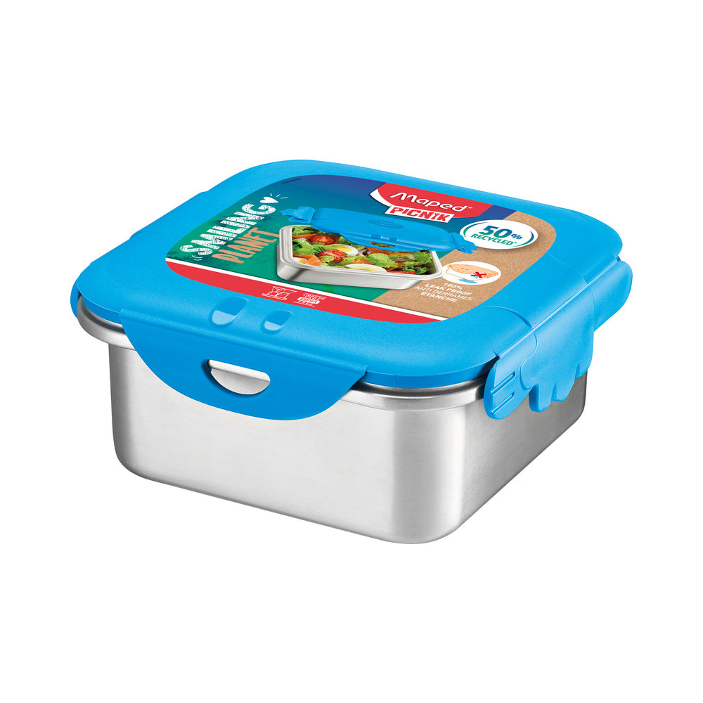 (NET) Maped CONCEPT KIDS STAINLESS STEEL LUNCH BOX BLUE