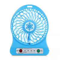 (Net) Rechargeable Mini Portable USB Cooling Fan / KQ320 / 6902