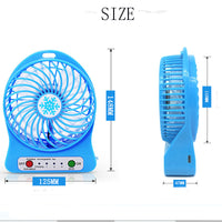 (Net) Rechargeable Mini Portable USB Cooling Fan / KQ320 / 6902