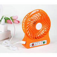 (Net) Rechargeable Mini Portable USB Cooling Fan / KQ320 / 6902