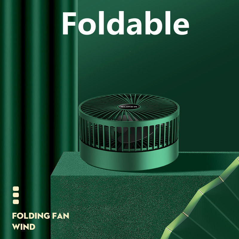 Mini Portable Fan USB  Folding Fan Telescopic Desktop Table Cooling Fan for Office