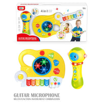 (Net)Guitar with Microphone  And Light & Sound