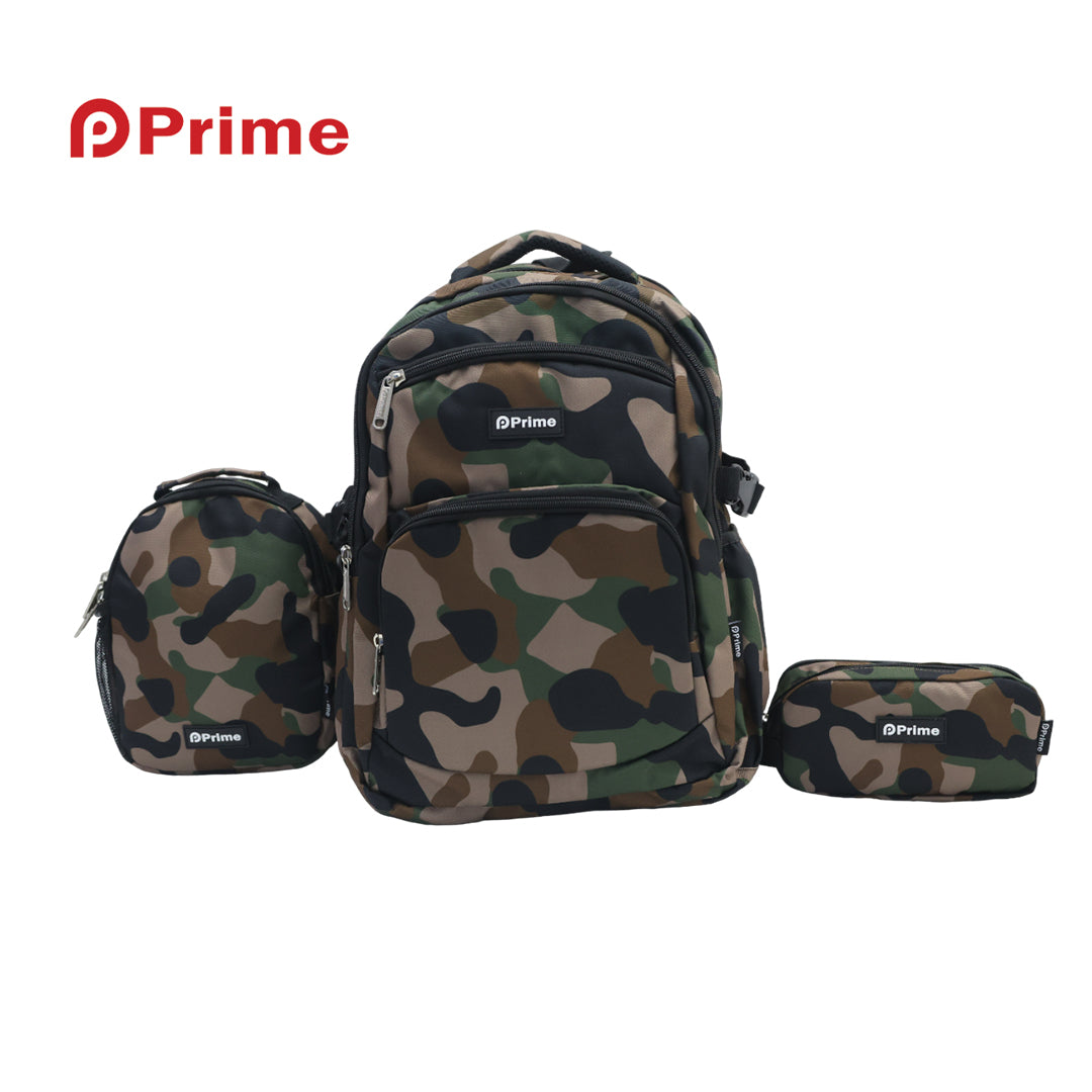 (NET) Prime Backpack Set Of 3 Pcs / PM-036