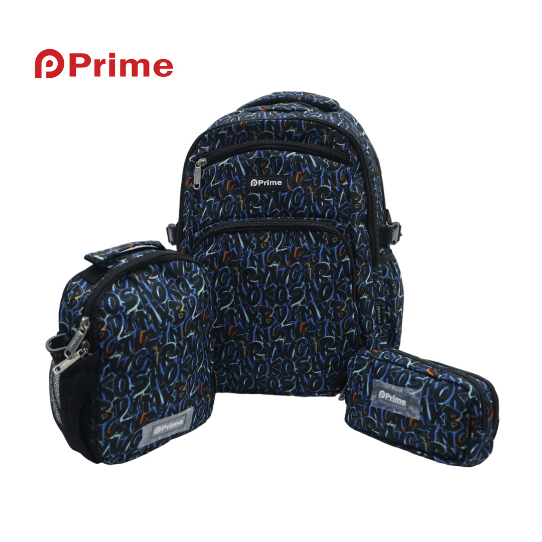 (NET) Prime Backpack Set Of 3 Pcs / PM-051