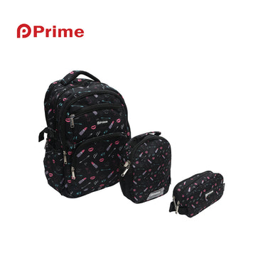 (NET) Prime Backpack Set Of 3 Pcs / PM-059