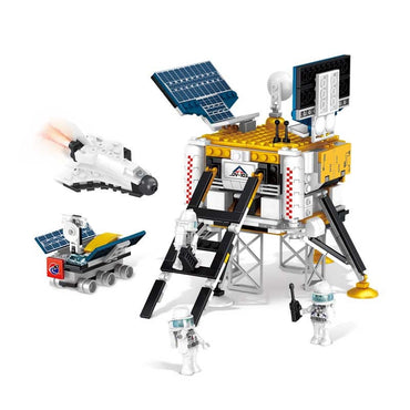 Cogo Space Series Construction Site Satellite Building Blocks Set
