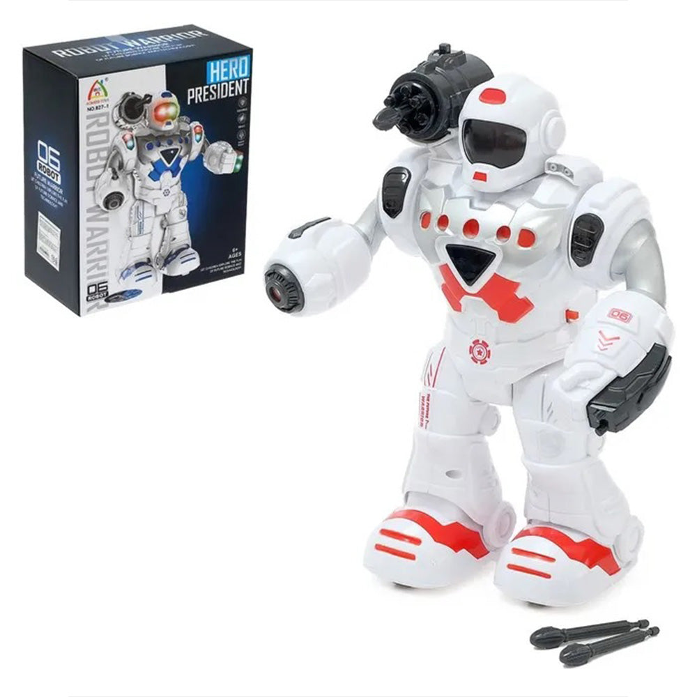 Robot "Hero" Toy With Lighting And Sound Effects