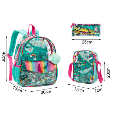 (NET)School Bags for Girls Kids Backpack 13