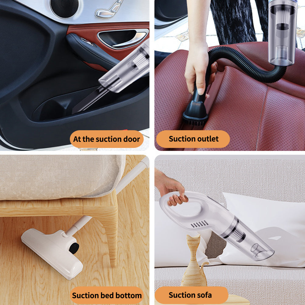 (Net) Portable portable wireless handheld cleaner mini vacuum cleaner, vacuum cleaning car / JB-168
