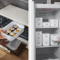 Multi-Purpose 1400ml Stackable Food Storage Box with Lid Large Capacity Fresh Food Preservation Case for Vegetables Fruits Kitchen Gadget