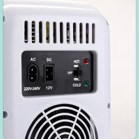 (Net) 4 Liter Mini Fridge Portable Cooler Warmer Makeup Skincare Refrigerator